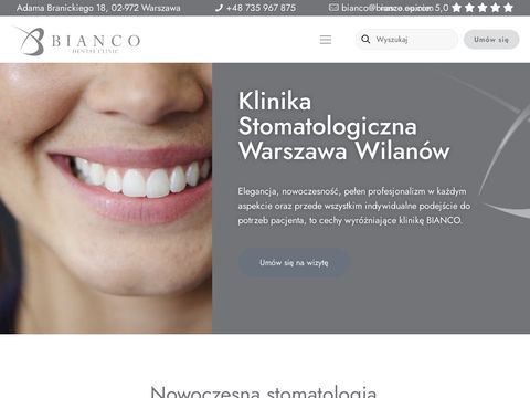 Bianco.eu.com dentysta Wilanów
