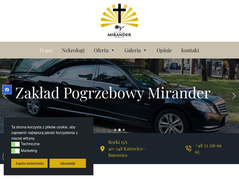Mirander.com.pl usługi pogrzebowe