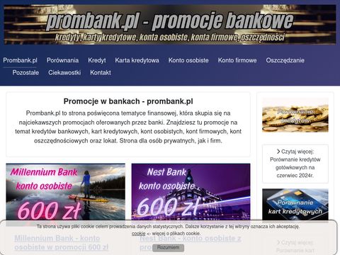 Prombank.pl - promocje bankowe