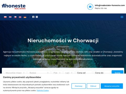 Realestate-honeste.com - domy Chorwacja
