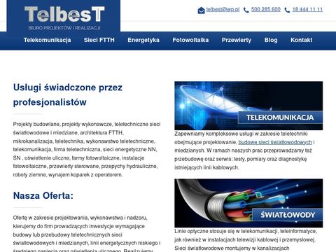 Telbest.pl spawanie światłowodów