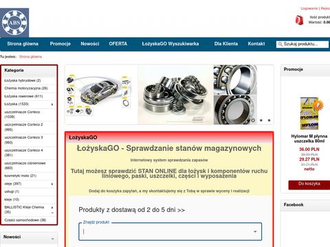 Sklep.lozyska.elub.pl wyszukiwarka