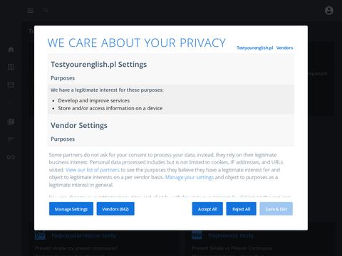 Testyourenglish.pl - nauka angielskiego online