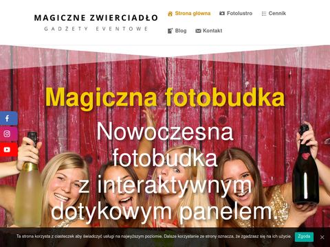 Magiczne-zwierciadlo.pl fotobudka Warszawa