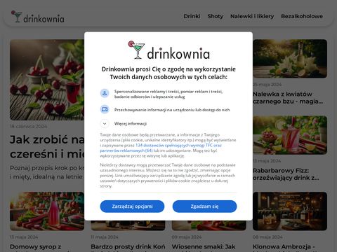Drinkownia.pl - przepisy na drinki, shoty