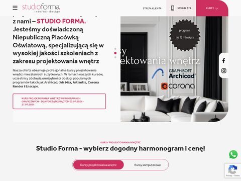 Studio-forma.edu.pl - kursy projektowania wnętrz