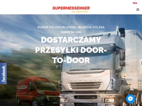 Supermessenger kurier Polska Irlandia