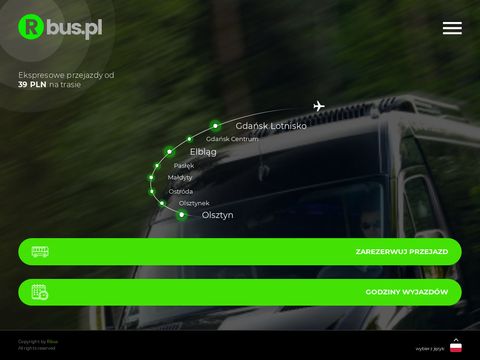 Rbus.pl - przewozy busem Olsztyn - Gdańsk lotnisko