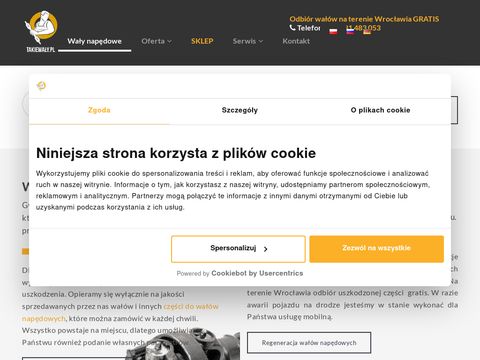 Takiewaly.pl - sprzedaż wałów napędowych
