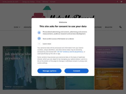Makemyplace.pl - strona o projektowaniu wnętrz