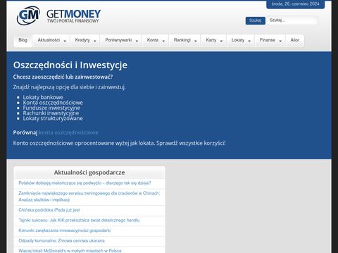 Get-money.pl kredyty mieszkaniowe