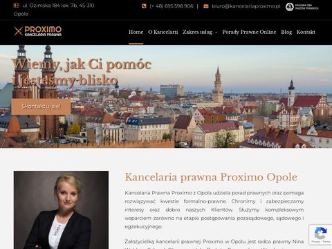 Kancelariaproximo.pl - radca prawny z Opola
