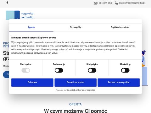 Rogowiczmedia.pl tworzenie stron, pozycjonowanie