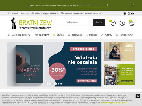 Bratnizew.pl - wydawnictwo franciszkańskie