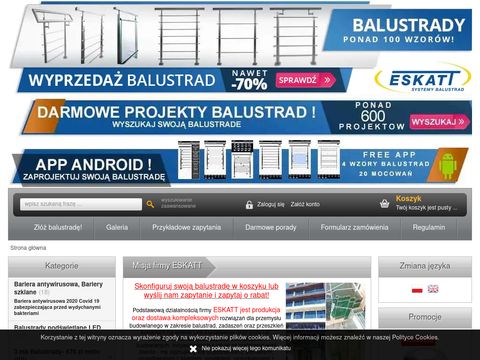 Eskatt.pl - zestawy balustrad