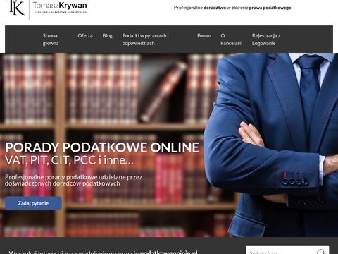 Podatkoweopinie.pl doradca online - Tomasz Krywan