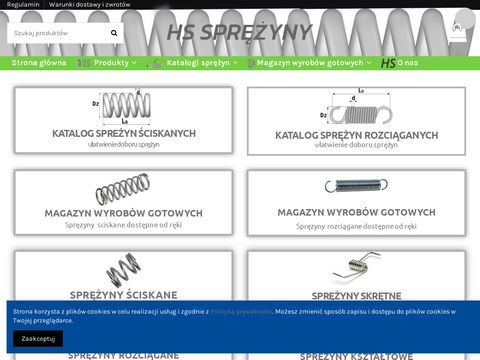 HS Sprężyny sprężyny skrętne