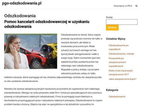 PGO - dopłaty do odszkodowań