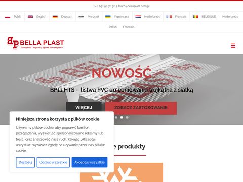 Bellaplast.com.pl producent profili budowlanych