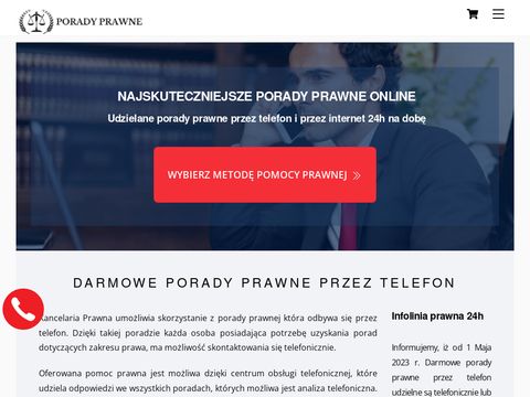 Porady-prawne.info.pl przez telefon