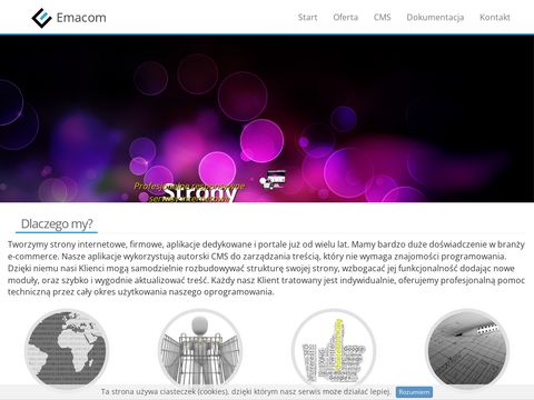 Emacom - strony www, sklepy internetowe