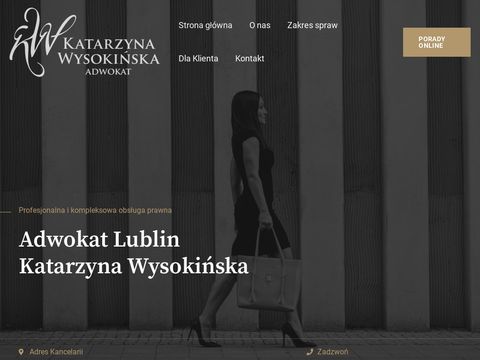 Wysokinska.eu - adwokat Lublin