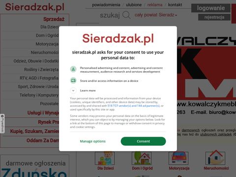 Sieradzak.pl - ogłoszenia