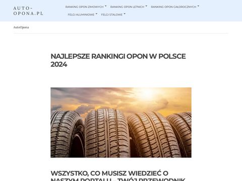 Auto-opona.pl opony - letnie, zimowe