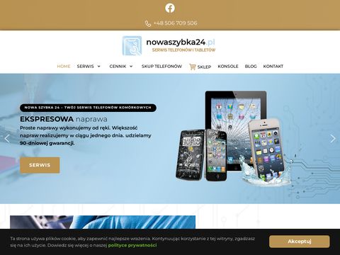Nowaszybka24.pl - serwis telefonów Warszawa