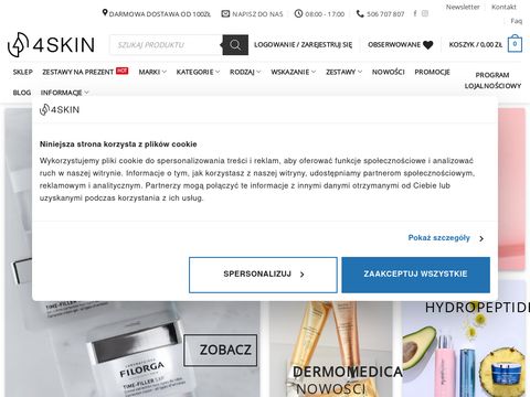 4skin.pl - kosmeceutyki