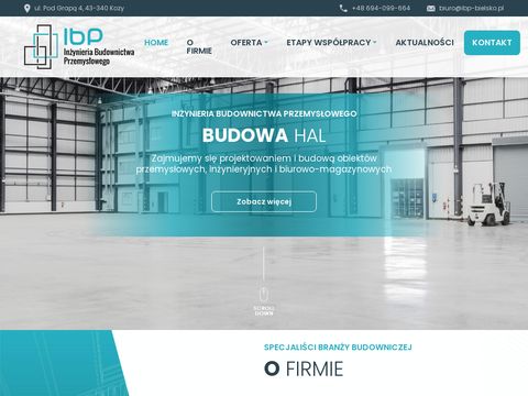 Ibp-bielsko.pl budowa hal magazynowych