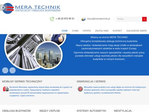 Mera Technik kompaktowe węzły cieplne Warszawa