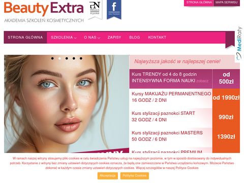Beautyextra.pl - kurs wizażu