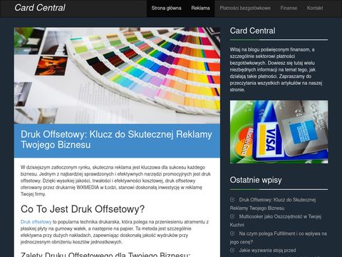 Cardcentral.pl - blog finansowy