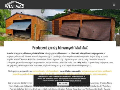 Garazewiatmax.pl - producent garaży blaszanych