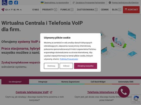 Datera.pl - centrala VOIP