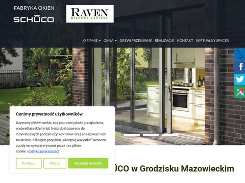 Raven okna schuco Komorów