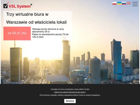 Biurowirtualnewarszawa.pl w centrum