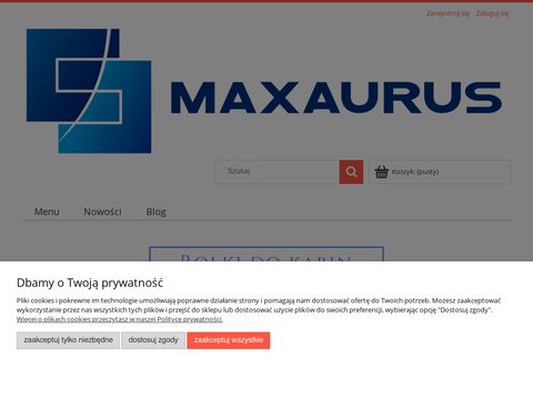 Maxaurus.pl rolki do kabin prysznicowych