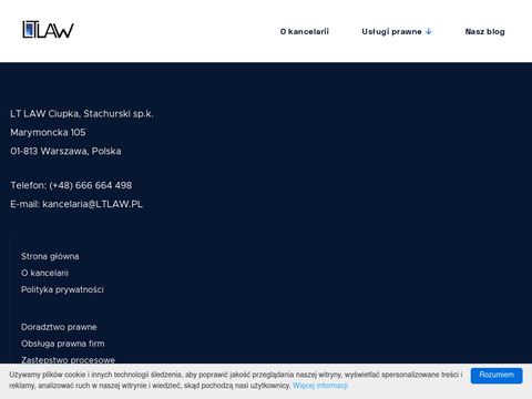 LT LAW Ciupka, Stachurski sp.k. kancelaria prawna