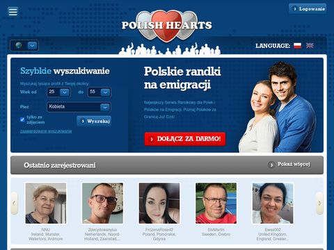 Polishhearts.com - randki na emigracji