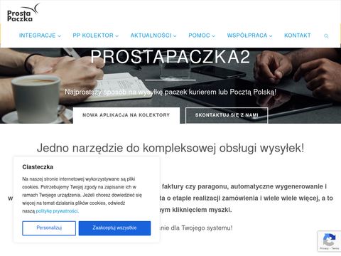 Prostapaczka.pl - integracja z kurierem