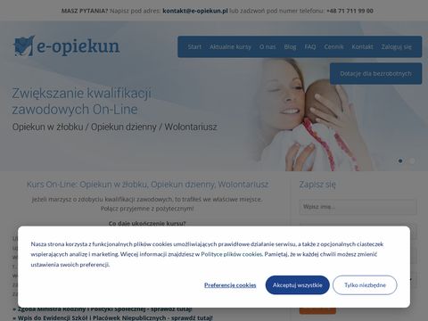 E-opiekun.pl nad dziećmi kursy