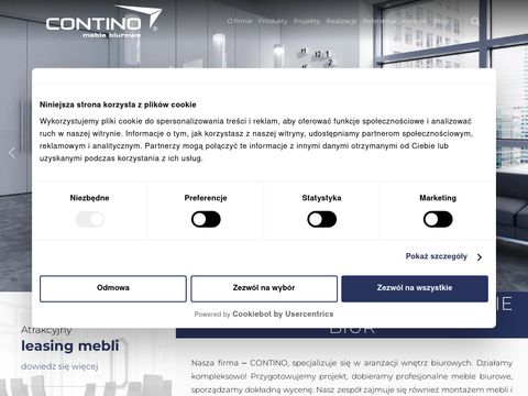 Contino.pl - meble biurowe b2b