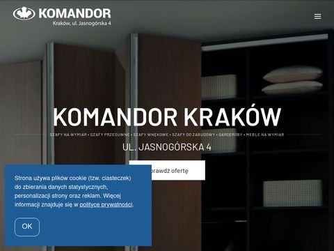 Komandor-krakow.com.pl szafy na wymiar