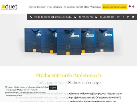 Torby-duet.pl producent toreb reklamowych