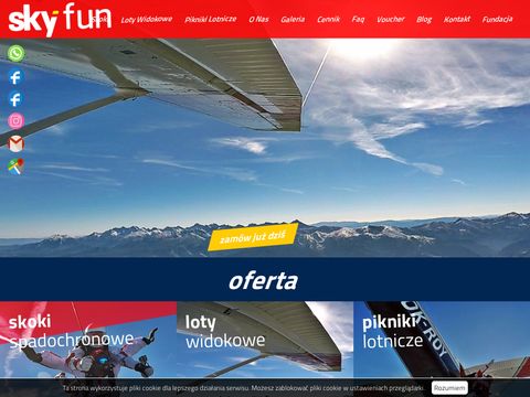 Skyfun.pl - skoki spadochronowe