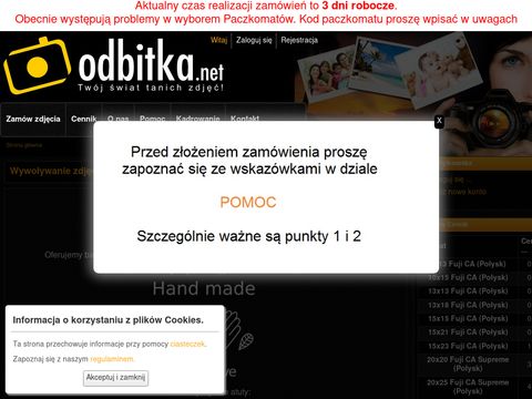 Odbitka.net - wywoływanie zdjęć przez internet