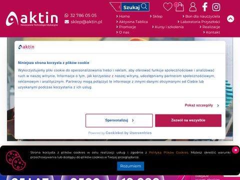 Aktin.pl - wyposażenie placówek oświatowych