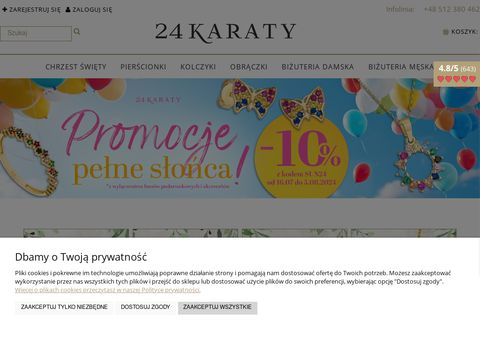 24Karaty.pl - łańcuszki złote